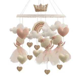 Ballerina Baby Crib Princess Mobile