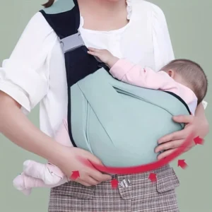Multifunctional, Ergonomic Infant Carrier Sling Wrap