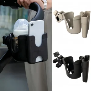 Cup/Bottle/Mobile Phone Holder w/Anti-Slip Design for Baby Stroller