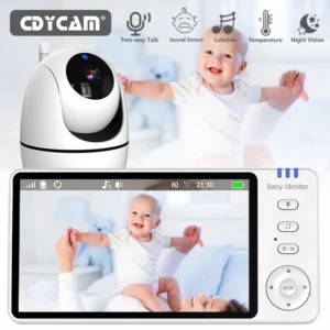 5 Inch Video Baby Monitor With Camera